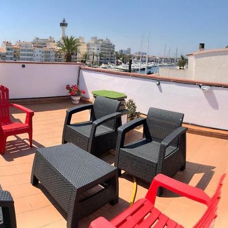 Appartement 80 M2,Port Rhodes D-2 Chambres, Terrasse Panoramique, Vue Sur Le Canal Principal D'אמפוריבראבה מראה חיצוני תמונה