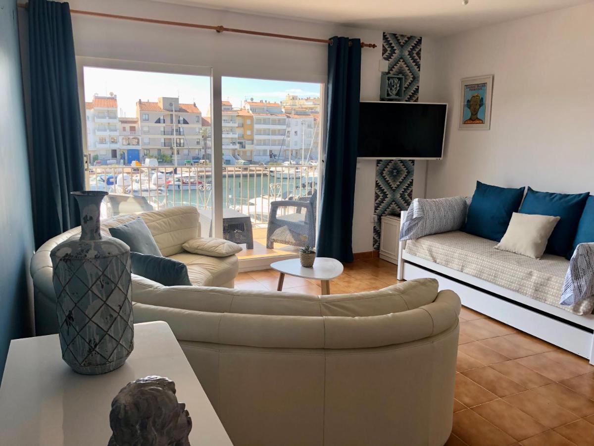 Appartement 80 M2,Port Rhodes D-2 Chambres, Terrasse Panoramique, Vue Sur Le Canal Principal D'אמפוריבראבה מראה חיצוני תמונה
