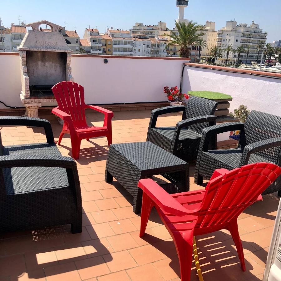 Appartement 80 M2,Port Rhodes D-2 Chambres, Terrasse Panoramique, Vue Sur Le Canal Principal D'אמפוריבראבה מראה חיצוני תמונה