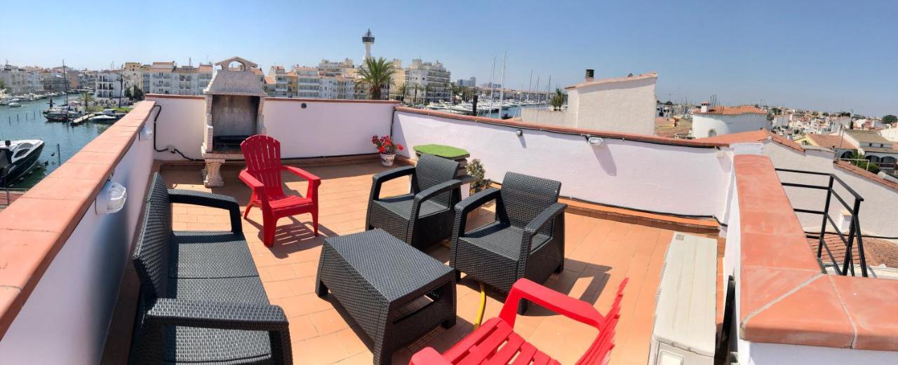 Appartement 80 M2,Port Rhodes D-2 Chambres, Terrasse Panoramique, Vue Sur Le Canal Principal D'אמפוריבראבה מראה חיצוני תמונה